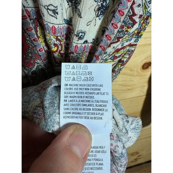 American Eagle Outfitters Women's Boho Paisley Romper Size Small Multicolor - Picture 12 of 16
